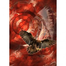 FRACTALIZATION GREETING CARD Ten Indian Commandments